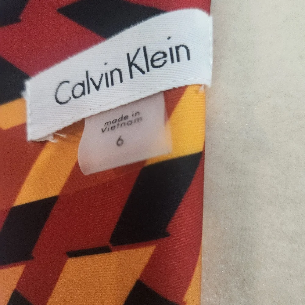 Calvin Klein Multicolor Striped Mini Dress - Picture 5 of 7